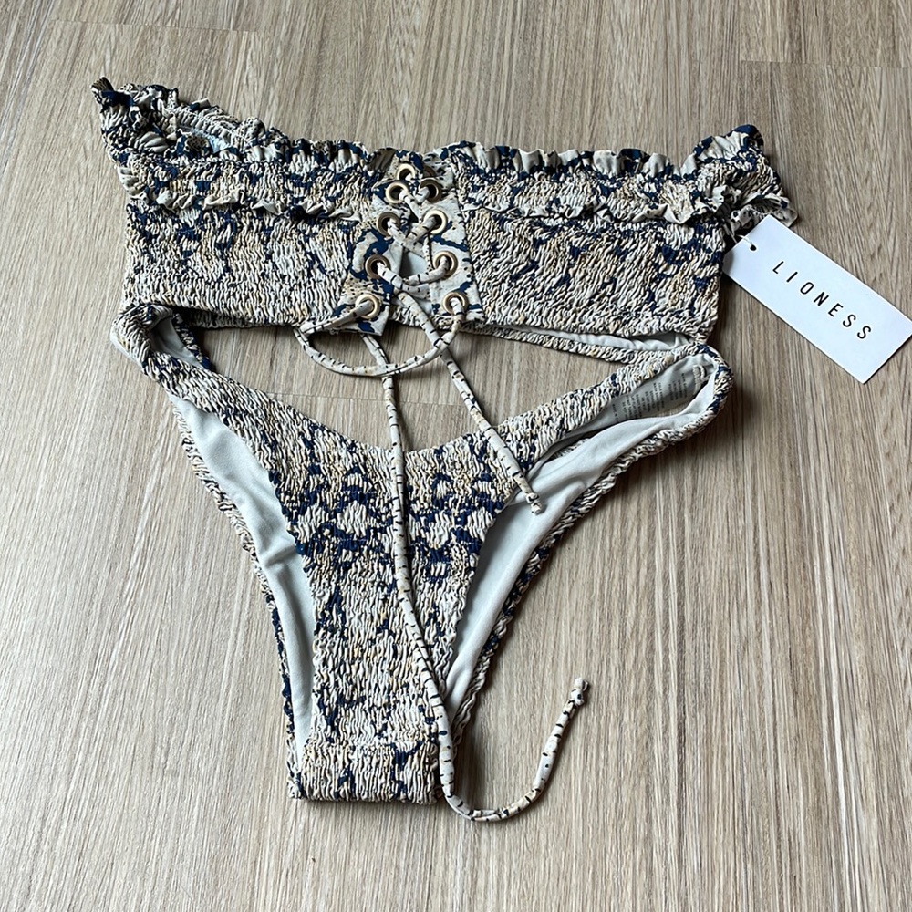Lioness Snakeskin print the Sara bikini